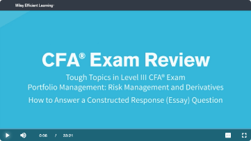 click button link to sign up for free CFA level 3 lecture videos