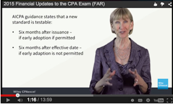 CPA Exam updates july 2015