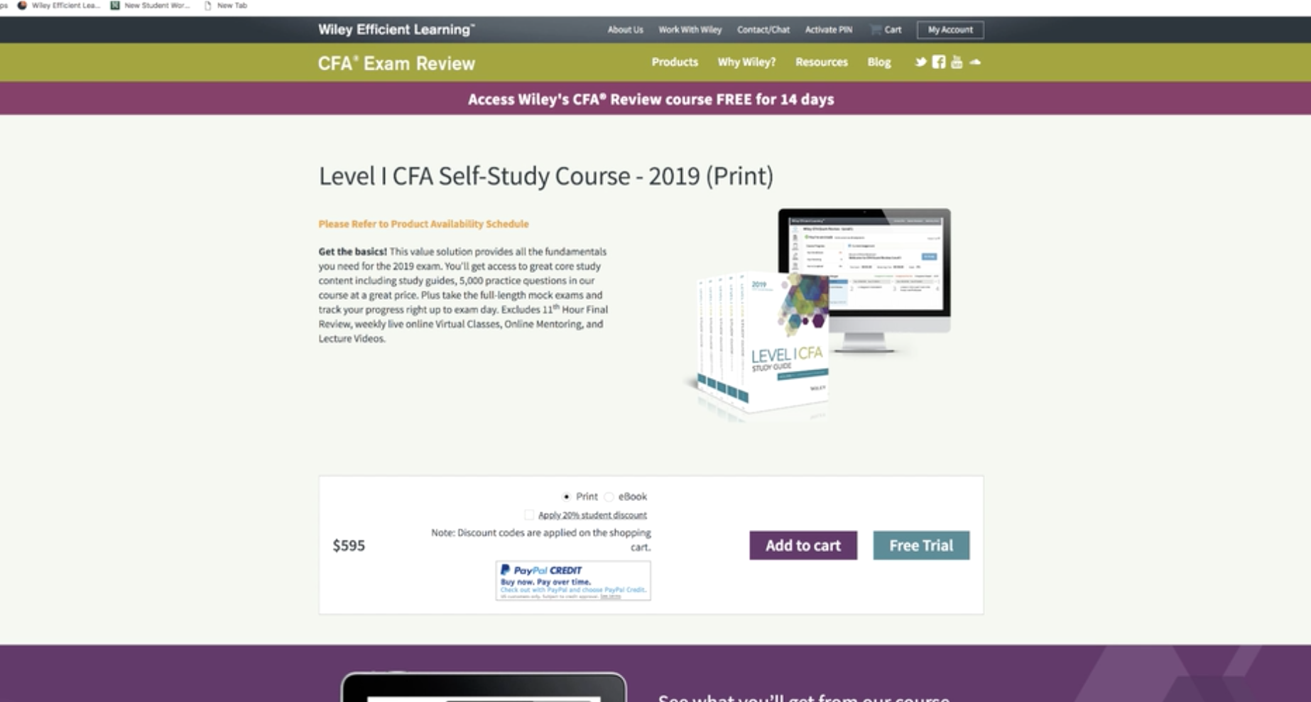 CFA Self-Study Course Tutorial