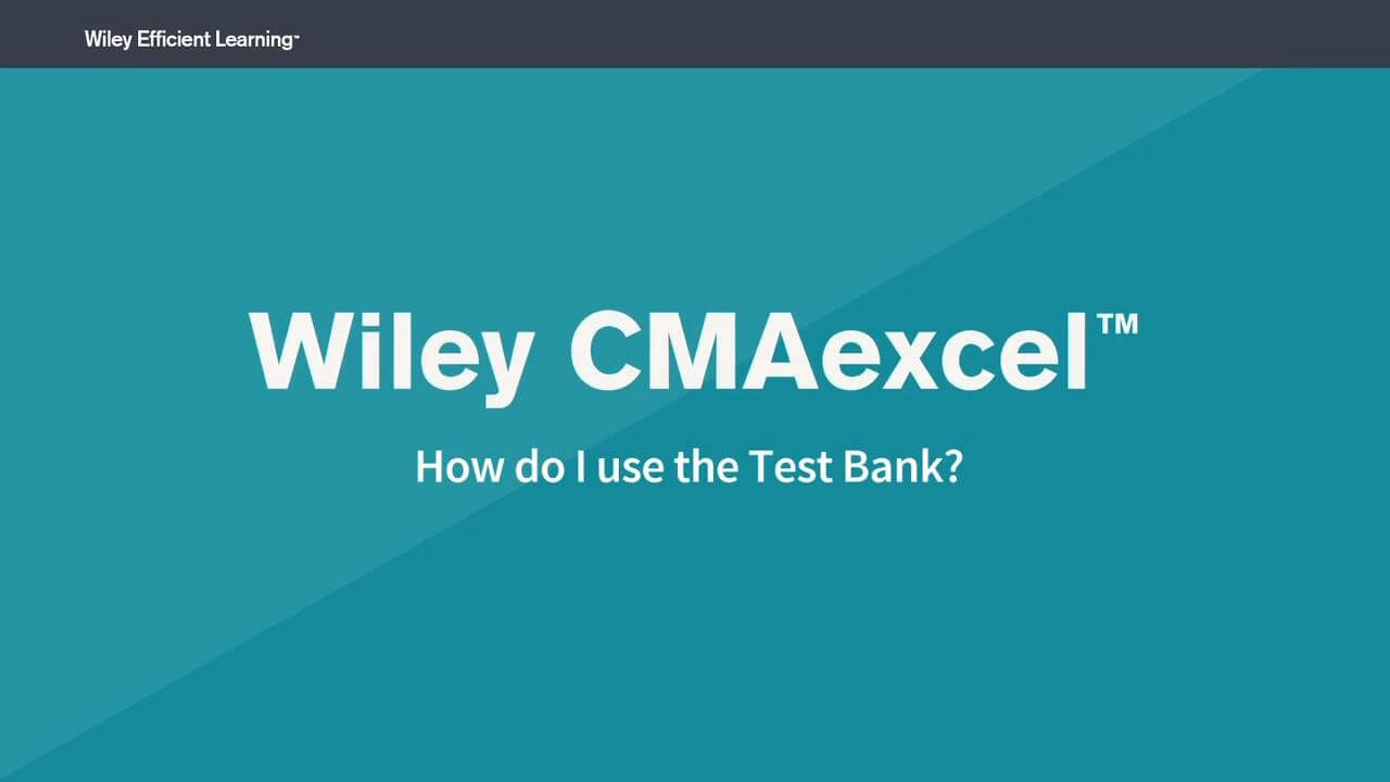 How do I use the Test Bank?