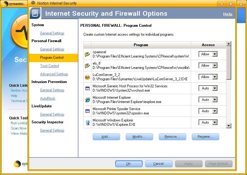 norton firewall 2