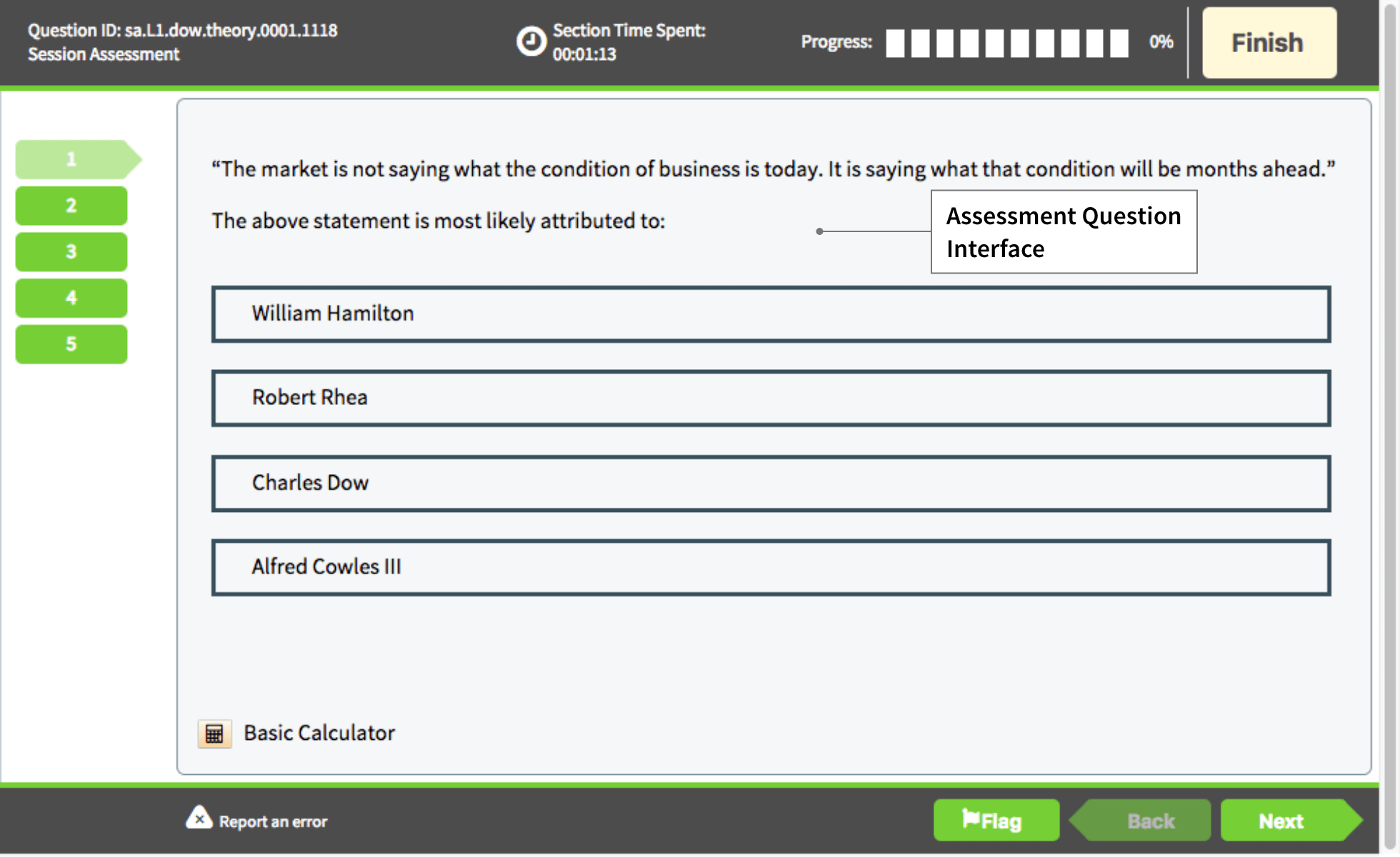 Assessment Section