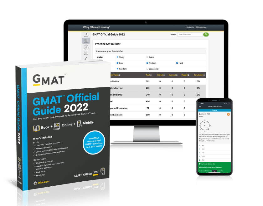 GMAT™ Official Guide Online - Wiley Efficient Learning