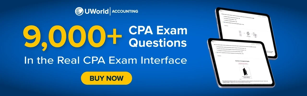 9,000+ CPA Exam Questions In the Real CPA Exam Interface