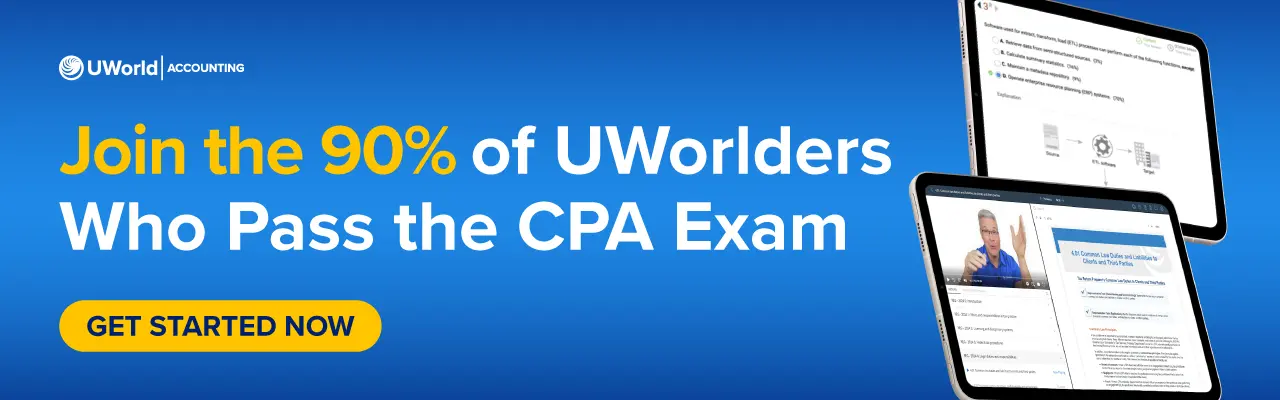 Join the 90% of UWorlders Who Pass the CPA Exam